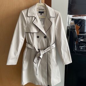 Express Sand Colored Raincoat. Brand new.